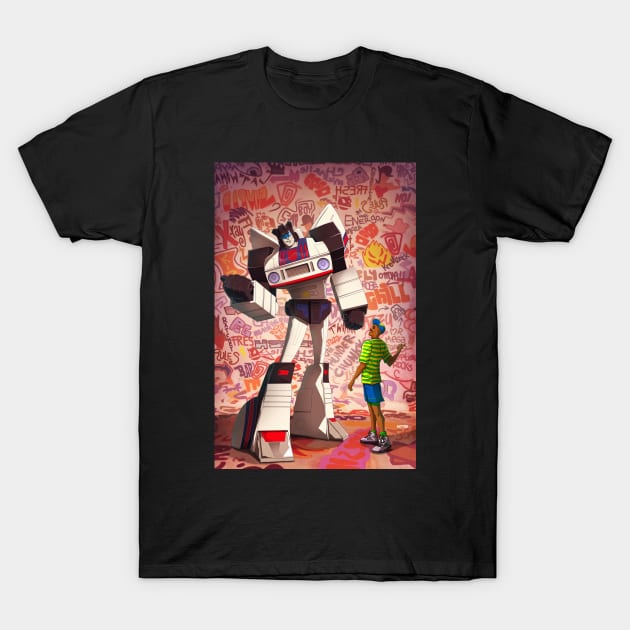 autobot jazz and the fresh prince T-Shirt by m7781